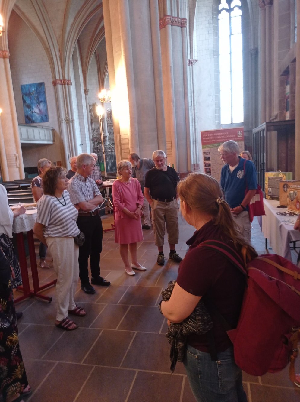 Ausstellung in der Lutherischen Pfarrkirche Marburg - Foto: Kolbe