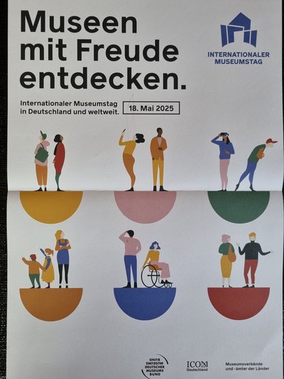 Plakat zu Internationaler Museumstag 2025 Plakat zu Internationaler Museumstag 2025
