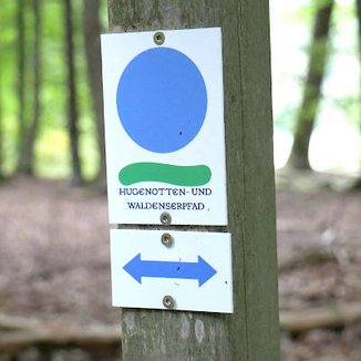 Hugenotten- und Waldenserpfad - Wandermarkierung